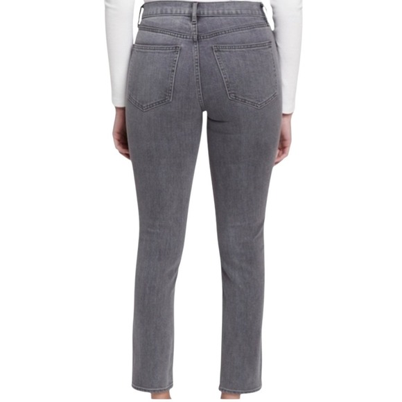 Gap Vintage Slim Mid Rise Grey Jeans Womens Size 28 6 Regular Faded Denim - Picture 4 of 12